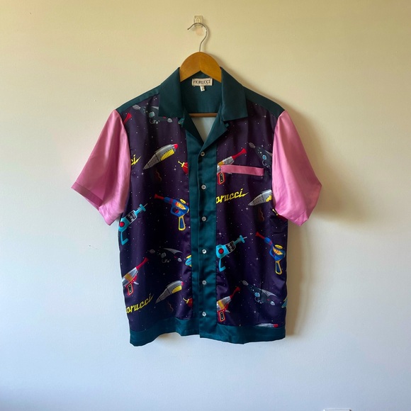 FIORCUCCI Ray Gun Button Down - Men’s SMALL - Picture 3 of 5